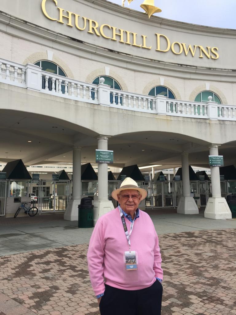 Poole at Churchill Downs. (Kathy Smith photo)